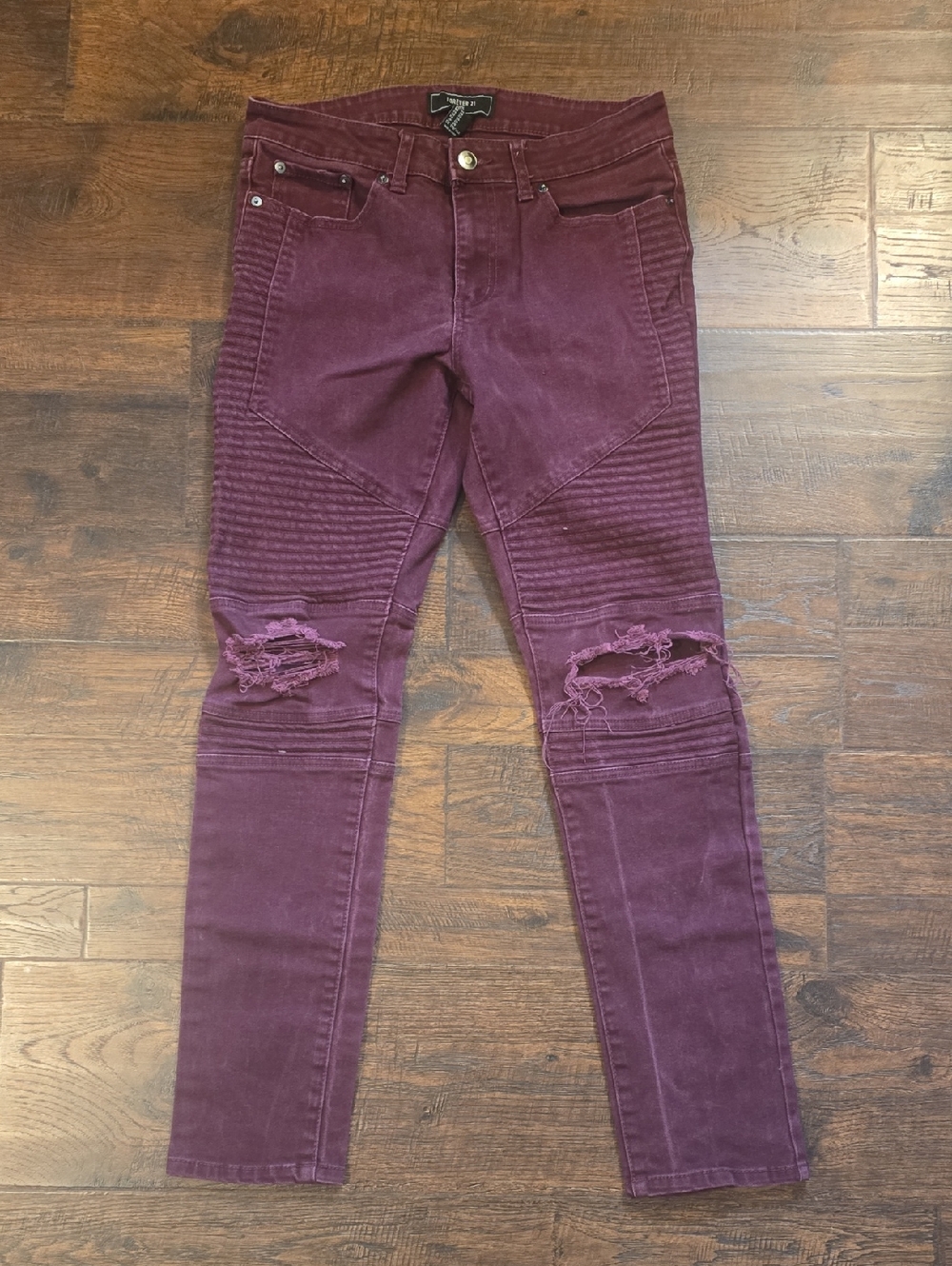 Forever 21 Men's Burgundy Jeans
